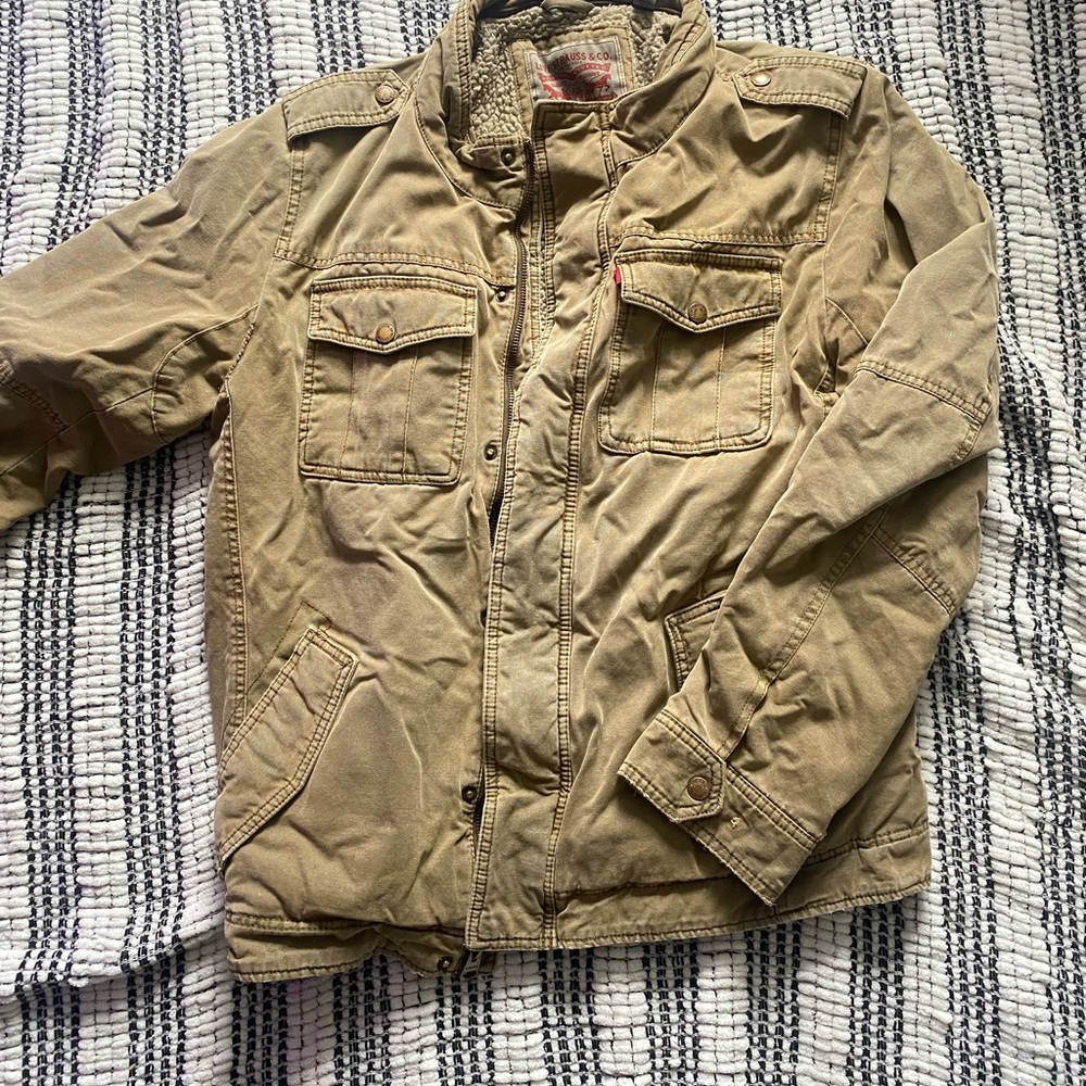 Levi Sherpa fur jacket